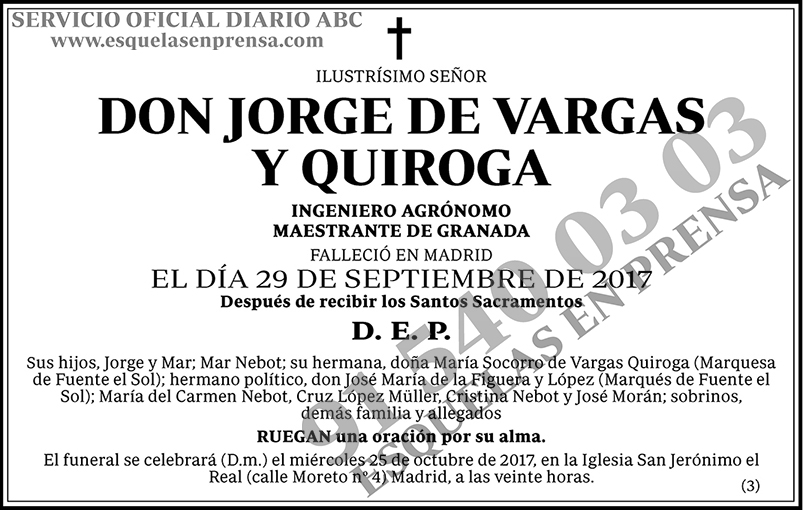 Jorge de Vargas y Quiroga